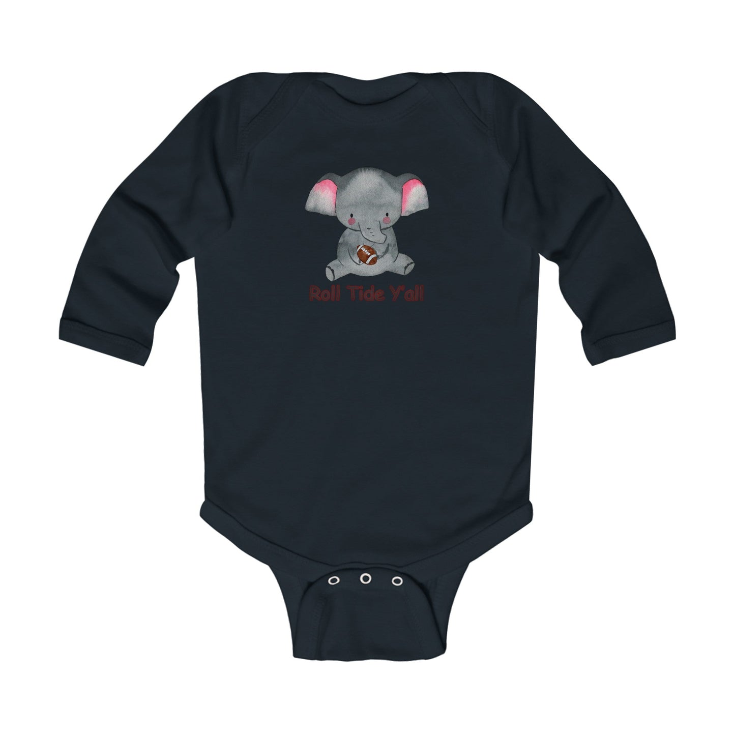 Roll Tide Y'all Baby L/S Onsie